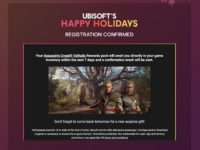 Ubisoft happy holidays