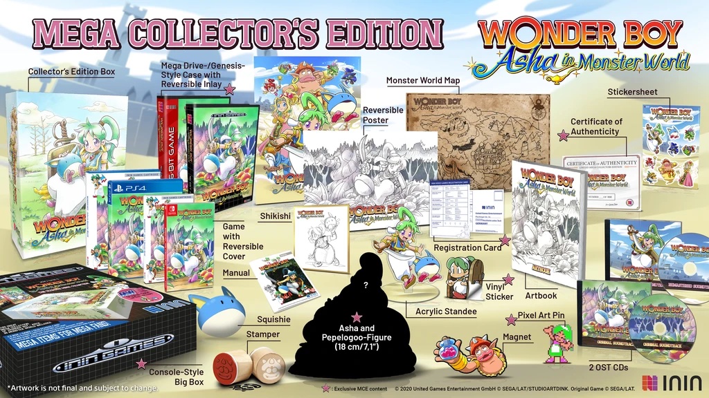 Wonder Boy Asha in Monster Land Mega Collectors Edition 